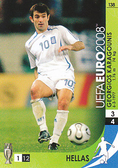 Georgios Karagounis Greece Panini Euro 2008 Card Game #138